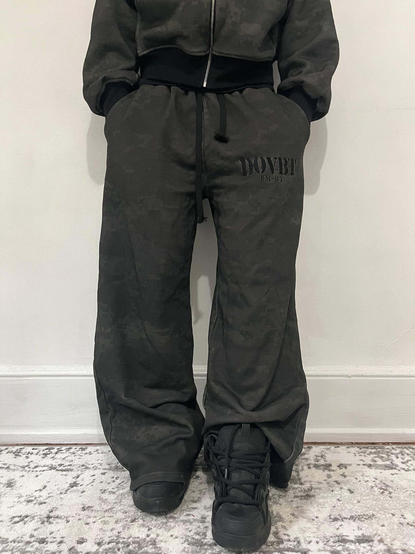 "dark digital" baggy sweats