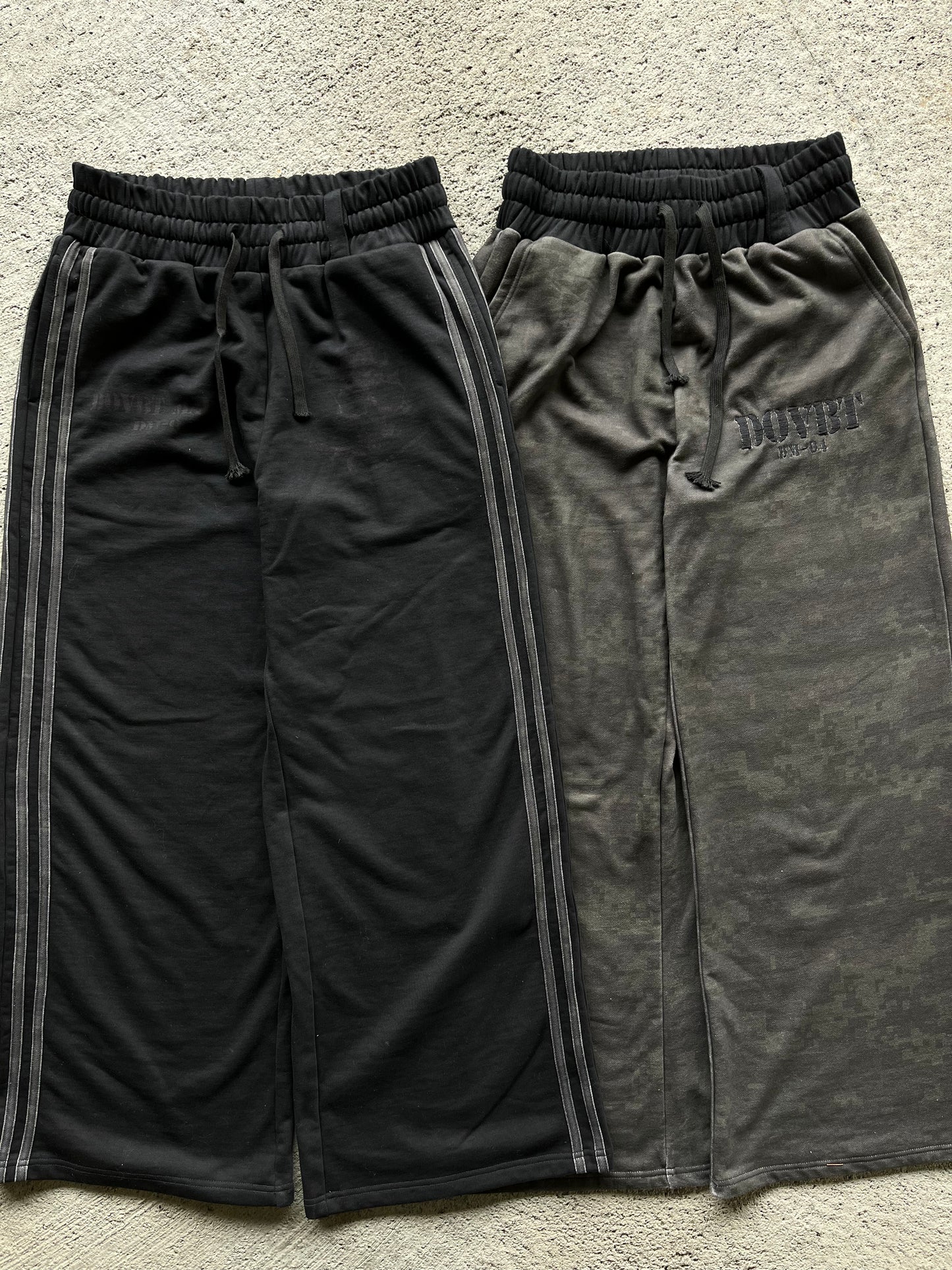 "dark trak" baggy sweats