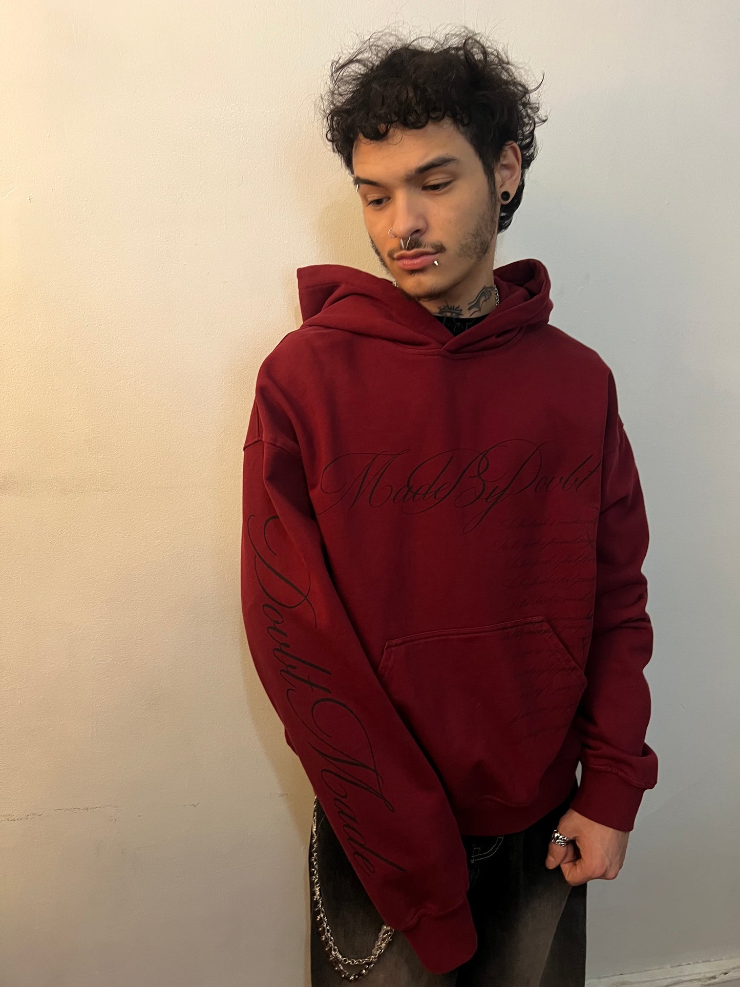 "sigil" hoodie (crimson)
