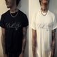 "script" tee (black)