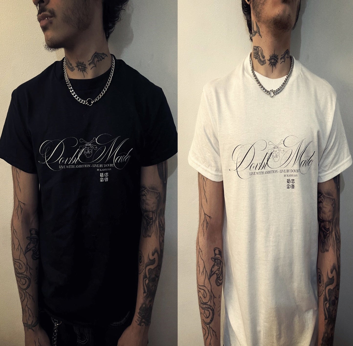 "script" tee (black)