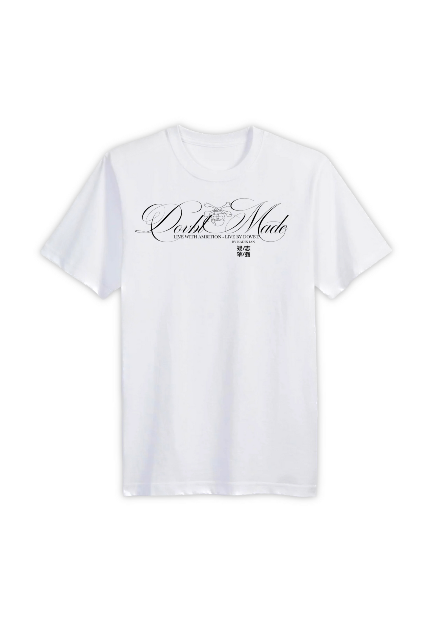 "script" tee (white)