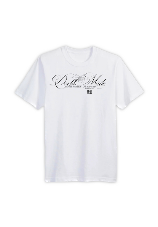 "script" tee (white)